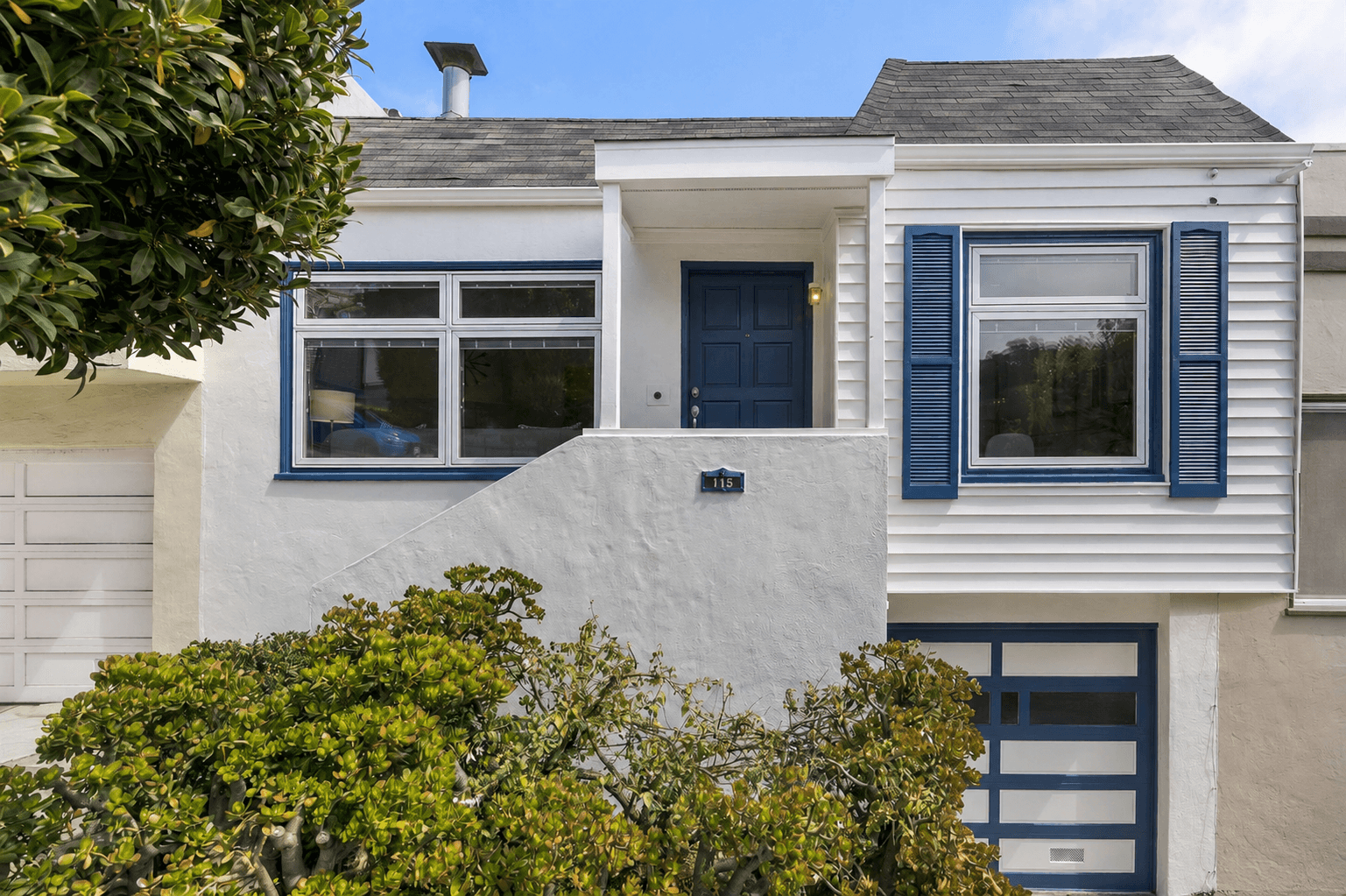 Solar and battery installation on a 1941 Marina-style home in Bernal Heights